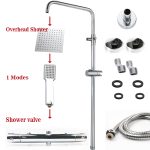 Ceiling Rainfall Faucet Set with 2 Shower Head System - Image 4