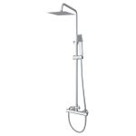8 inch Rain Shower System with Full Body Jets Sprays, Ceiling Brass Shower Faucet Set
